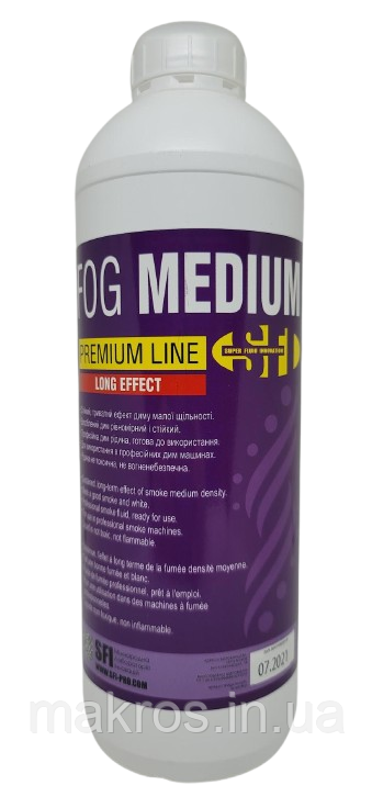 Рідина для генератора диму Medium Premium 1 л, фото 1