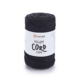 Пряжа YarnArt Macrame Cord 3 MM №750 (Бавовняна та поліестерна пряжа Ярнарт Макраме Корд 3 мм, нитки для в'язання)