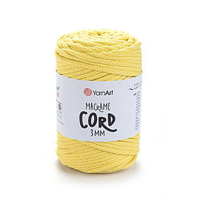 Пряжа YarnArt Macrame Cord 3 MM №754 (Бавовняна та поліестерна пряжа Ярнарт Макраме Корд 3 мм, нитки для в'язання)