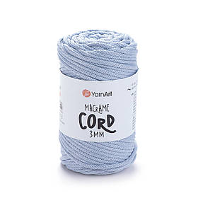 Пряжа YarnArt Macrame Cord 3 MM №760 (Бавовняна та поліестерна пряжа Ярнарт Макраме Корд 3 мм, нитки для в'язання)