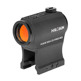 Коліматорний приціл Holosun HS403B, RED, 2 MOA Dot і ± 50‑60 MOA Circle, Колір: Black