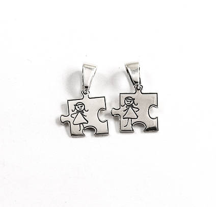 Підвіска Пазли Із Серебра