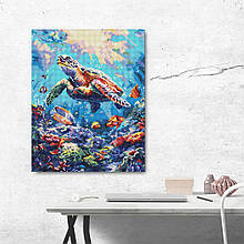 Алмазна мозайка 40*50 "Морський спокій" No8099, Ідейка