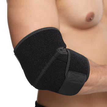 Бандаж на лікоть KNEE PAD, Універсальний розмір / Нейлоновий ортез на ліктьовий суглоб / Фіксатор ліктя