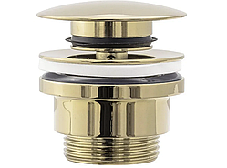 Донний клапан для раковини REA CLICK-CLACK GOLD універсальний