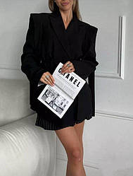 Жіночий піджак зі стрічками під поясок #491