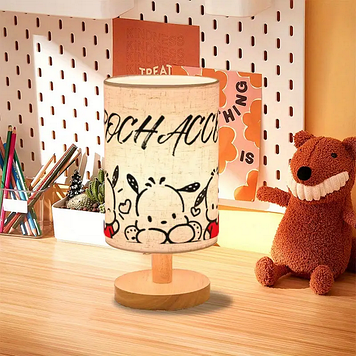 Настільна дерев'яна лампа для дитячої USB L-08911