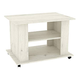 Стіл журнальний Квант №3, Дуб Крафт Білий, 850/600/600