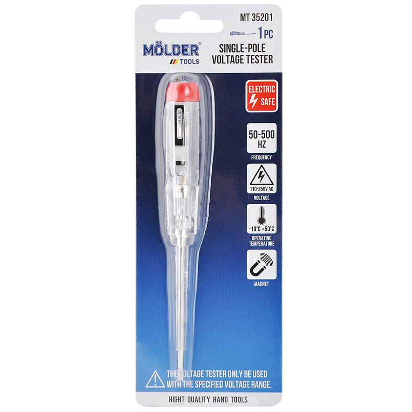 Викрутка-індикатор напруги 1000 В Molder (MT35201), фото 1