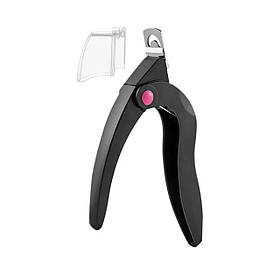 Типсоріз (кусачки) для штучних нігтів, гелевих типс Чорний