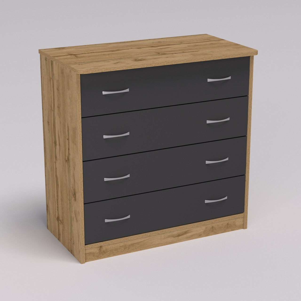 Комод Діана №1, Дуб Аппалачі/Антрацит, 800/440/800, фото 1