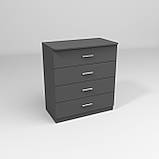 Комод Сабріна №1, Антрацит, 900/500/1000, фото 2