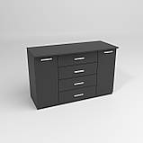 Комод №3, Антрацит, 1200/500/800, фото 2