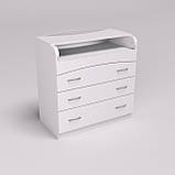 Комод пеленальний №2, Білий, 864/465/916, фото 2