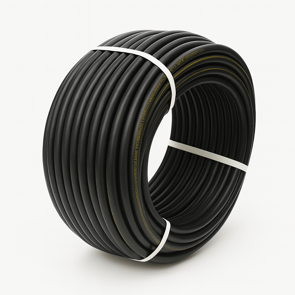 Шланг МБС 8 мм (маслобензостійкий) бухта 50 м — гумовий напірний для бензину, мастил та технічних рідин, фото 1