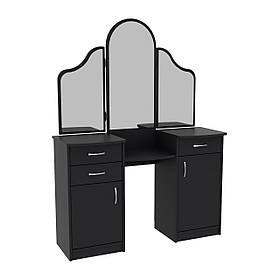 Стіл туалетний Трюмо Діана, Антрацит, 1200/420/1630