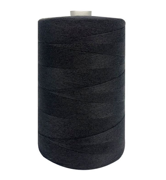 Армована нитка 28/2 колір S-580 чорний (боб 2500м) NITEX