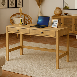 Письмовий стіл-консоль "Хамес" із натурального дерева ясен