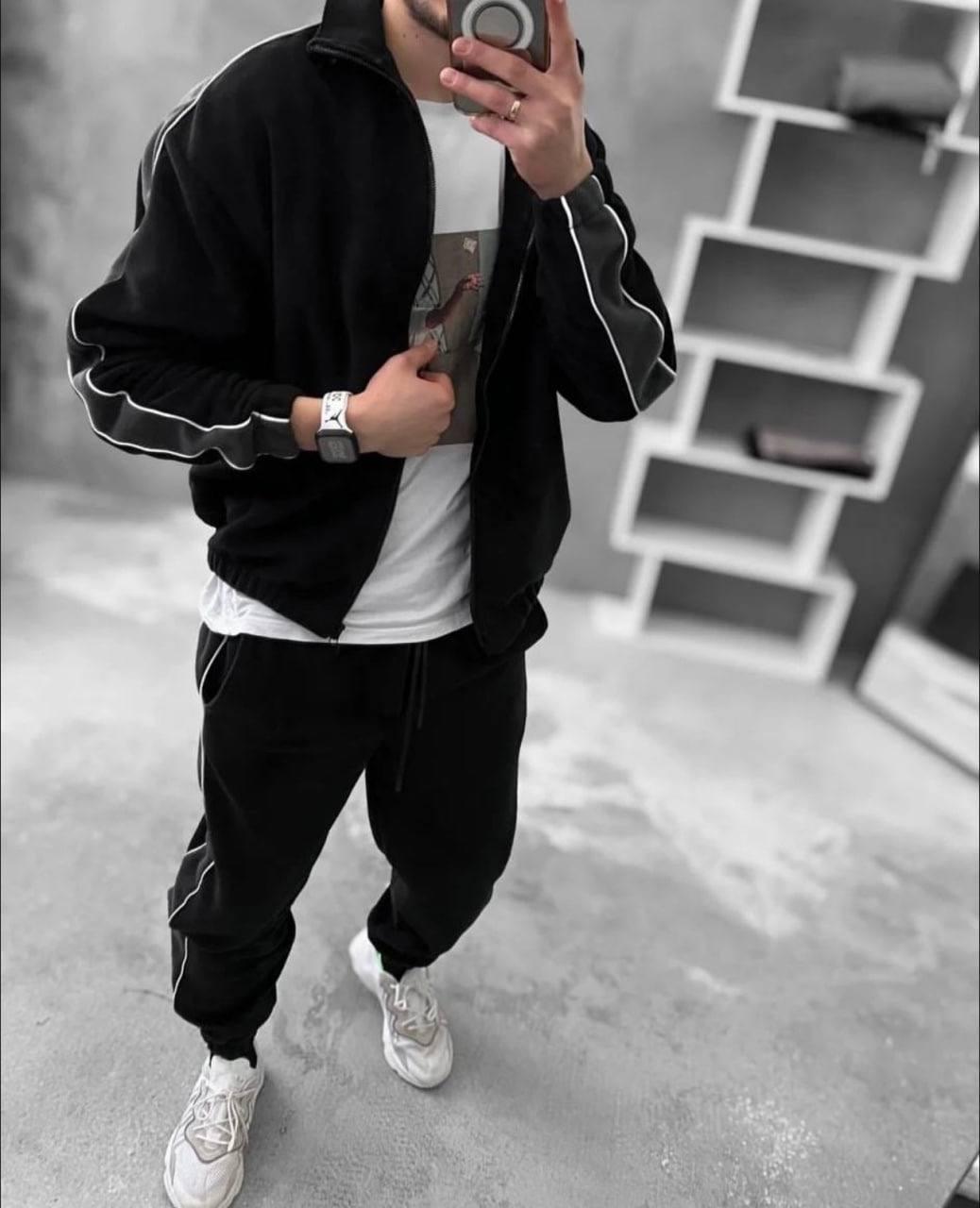 Костюм чоловічий теплий якісний турецька тканина «Монія полар» #458, фото 1