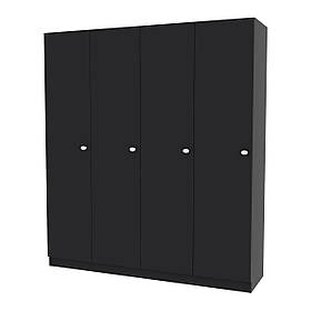 Шафа секційна для роздягальні ШС-2, Антрацит, 1200/318/1350