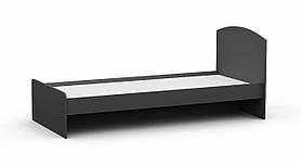 Ліжко односпальне L-1, Антрацит, 1930х900х800