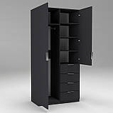 Шафа Крістал 1, Антрацит, 1000х520х2100, фото 5