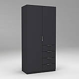 Шафа Крістал 1, Антрацит, 1000х520х2100, фото 6