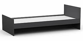 Ліжко односпальне L-12, Антрацит, 2032х932х650