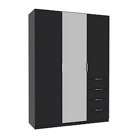 Шафа Крістал 2, Антрацит, 1500х520х2100