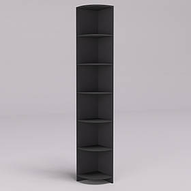 Тумба офісна, стелаж ОК-1 угловая, Антрацит, 320/320/2100