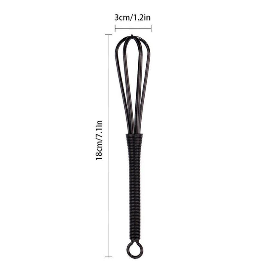 Перукарський вінчик для змішування фарб чорний пластиковий масок.