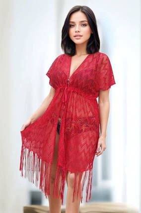 Туника Игерия Fuba 1-012 красный (В НАЛИЧИИ ТОЛЬКО 48 50 52 УКР р-ры), фото 2