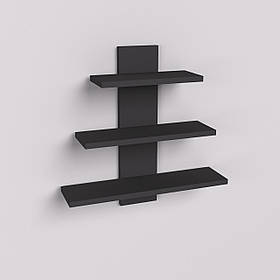 Полиця навісна П-1, Антрацит, 500/140/500