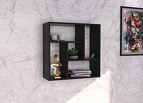 Полиця навісна П-3, Антрацит, 610/230/610