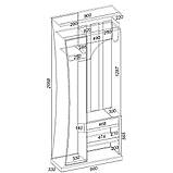 Передпокій Соло-8, Білий, 900/330/2100, фото 3