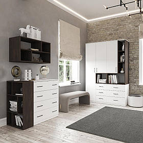 Полиця приставна Т-10, Антрацит, 518/250/900