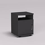 Тумба приліжкова V-2, Антрацит, 350/350/450, фото 2