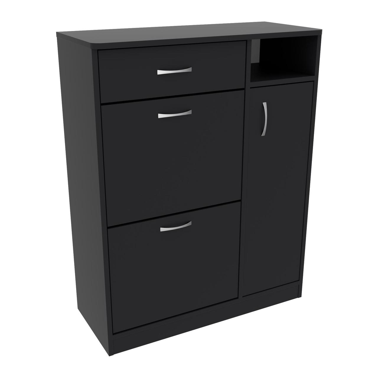 Тумба для взуття №5, Антрацит, 800/350/1010, фото 1