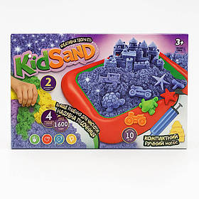 Кінетичний пісок Danko Toys "KidSand" 1600 г із надувною пісочницею KS-02-01