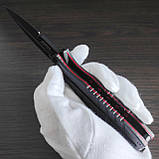 Ніж-метелик Нокс Ромул, AUS-8 чорний, фото 7