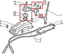 Fiat, Alfa Romeo, Lancia ремкомплект куліси 46411550 компл 10 шт. арт DA-30526, фото 5