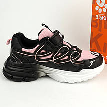 Чорно-рожеві кросівки для дівчинки підліткові ТМ Bi&Ki, фото 5