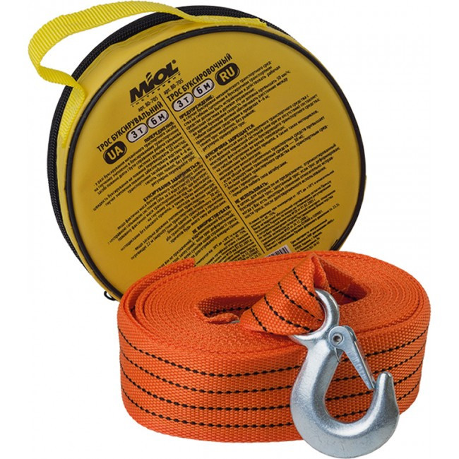 Трос буксирувальний 3т, 6м Miol 80-705, фото 1