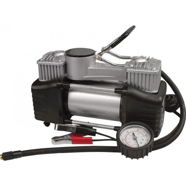 Компресор автомобільний 10 атм, 60 л/хв двопоршневий MIOL 81-118 для коліс R13, R14, R15, R16, R17, R18, фото 1