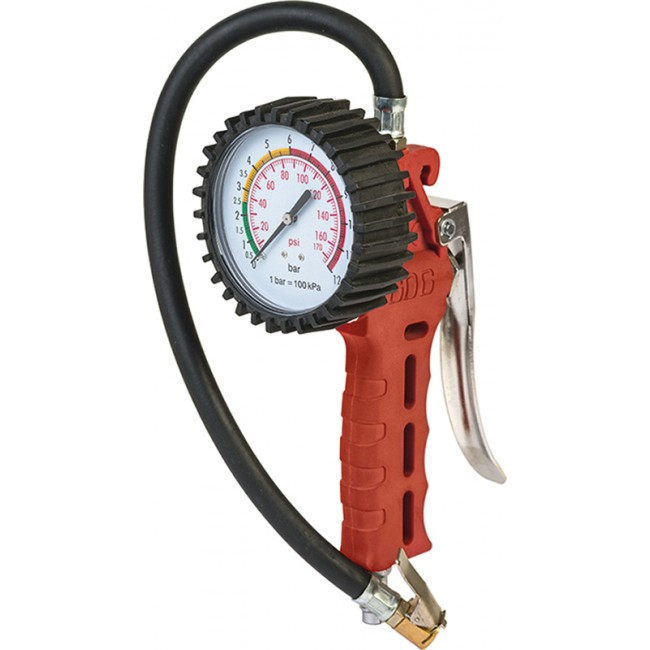 Пневмопістолет для накачування коліс вантажних автомобілів з манометром MIOL 81-530, фото 1