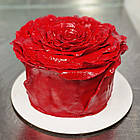 Червоний торт троянда, фото 2