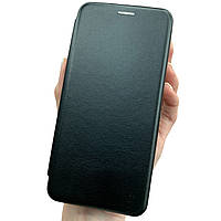 Чохол-книжка для Realme Narzo 50A чорна чохол книга з кишенею для карт