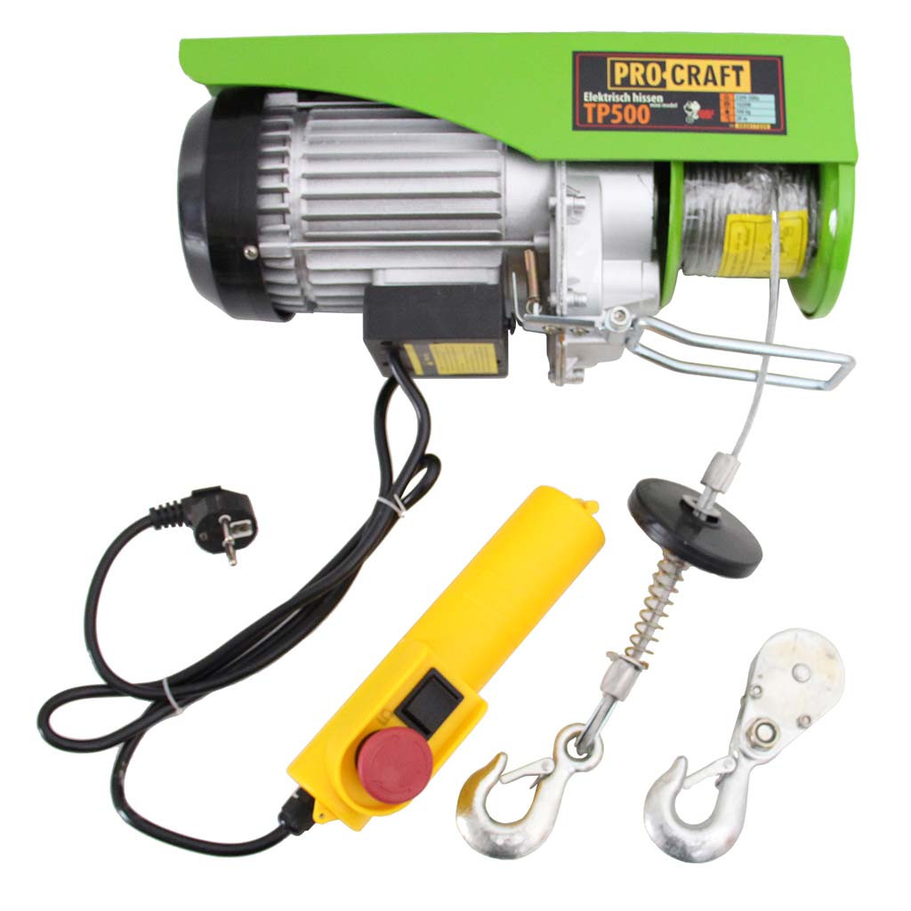 Підйомник електричний, тельфер (500 кг, 20 м) Procraft TP500, фото 1