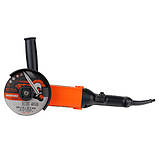 Кутова шліфмашина (125 мм, 1150 Вт) Rebiner RAG-1150, фото 4