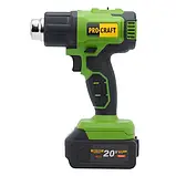 Фен будівельний акумуляторний Procraft PH-22 (без АКБ та ЗП), фото 3